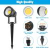 imageVOLISUN Plug in Spot Light Outdoor spotlightsLandscape Spotlights Landscape Lights with PlugIP65 WaterproofOutdoor Spotlights for TreesYardHouseFlags 2PacksWarm White2 pack