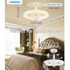 imageVOLISUN Socket Fan Light with Remote Socket Ceiling Fan with Dimmable Led Light 3 Colors 3000K6500K Screw in Small Ceiling Fan for Bedroom Kitchen Living Room GarageWhite