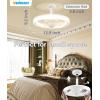 imageVOLISUN Socket Fan Light with Remote Socket Ceiling Fan with Dimmable Led Light 3 Colors 3000K6500K Screw in Small Ceiling Fan for Bedroom Kitchen Living Room Garage