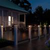 imageVOLISUN Solar Post Cap Light Outdoor Waterproof 12packSolar Fence  Post Lights for 4x4 5x5 6x6 WoodenVinyl PostBlack Deck Post Cap Light Solar Powered with Warm White for GardenPatioPorchBlack