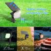 imageVOLISUN Solar Spotlight Outdoor IP67 Waterproof Solar Landscape Spot LightsUplights for Yard Garden Pathway  12 Pack Cool White 27 LED 3 Lighting ModesMulticolor