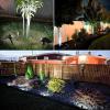 imageVOLISUN Solar Spotlight Outdoor IP67 Waterproof Solar Landscape Spot LightsUplights for Yard Garden Pathway  12 Pack Cool White 27 LED 3 Lighting ModesCool White