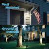 imageVOLISUN Solar Spotlight Outdoor IP67 Waterproof Solar Landscape Spot LightsUplights for Yard Garden Pathway  12 Pack Cool White 27 LED 3 Lighting ModesCool White
