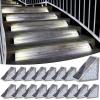 imageVOLISUN Solar Stair Lights 12 Pack Solar Step Lights Waterproof IP67 Outdoor Step Light with 13 LEDs Outdoor Lighting Decor for Yard Stair Patio Front Door Front Porch and DeckCool WhiteCool White
