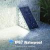 imageVOLISUN Solar Stair Lights 12 Pack Solar Step Lights Waterproof IP67 Outdoor Step Light with 13 LEDs Outdoor Lighting Decor for Yard Stair Patio Front Door Front Porch and DeckCool WhiteCool White