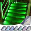 imageVOLISUN Solar Stair Lights 12 Pack Solar Step Lights Waterproof IP67 Outdoor Step Light with 13 LEDs Outdoor Lighting Decor for Yard Stair Patio Front Door Front Porch and DeckCool WhiteRGB Red  Green  Blue