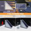 imageVOLISUN Solar Stair Lights 12 Pack Solar Step Lights Waterproof IP67 Outdoor Step Light with 13 LEDs Outdoor Lighting Decor for Yard Stair Patio Front Door Front Porch and DeckCool WhiteRGB Red  Green  Blue