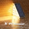 imageVOLISUN Solar Step Lights for Outside Solar Stair Lights Outdoor Waterproof IP67 LED Outdoor Step Lights Outdoor Stair Lights Decor for Deck Front Step Front Porch and Patio 6 PackWarm WhiteWarm White