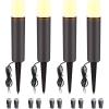 imageVOLISUN 3W LED Landscape Lights Low Voltage ACDC 12V Waterproof Garden Lights Warm White for Decorative Outdoor Yard Lawn Patio Swimming Pool Pathway Lights 4 Pack