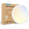 imageVOLISUN 8Pack 5CCT LED Flush Mount Ceiling Light 7 inch Dimmable UltraThin LED Ceiling Light Fixture 3000K6500K Selectable 15W LED Ceiling Lights for Bedroom Kitchen Closet and Hallway WhiteWhite