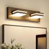 imageVOLISUN Modern Bathroom Vanity Light Fixtures 3Light 24Inch Matte Black LED Bathroom Lighting Fixtures Over Mirror 360Rotable Head LED Vanity Lights for Bathrooms Cool White 6000K5CCT