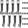 imageVOLISUN Outdoor LED Landscape Lighting8Pack 3W 12V Low Voltage Pathway LightsOutdoor Waterproof Garden LightsAluminum Housing ETL ListedCRI 905000K Cool White for Driveway SidewalkDaylight 5000K