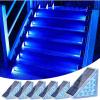 imageVOLISUN Solar Stair Lights 12 Pack Solar Step Lights Waterproof IP67 Outdoor Step Light with 13 LEDs Outdoor Lighting Decor for Yard Stair Patio Front Door Front Porch and DeckCool WhiteBlue