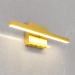 imageVOLISUN Modern Bathroom Vanity Light 157 inch 12W Dimmable 5CCT Led Bathroom Light Fixture Over Mirror Black Bar Vanity Light for Bathroom Mirror Cabinets BedroomETL CertificatedGold