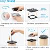 imageVOLISUN 4x4 Solar Post Cap Light 12packSolar Fence  Cap Lights Outdoor Waterproof for WoodenVinyl PostBlack Deck Post Cap Light Solar Powered with Warm White for GardenPatioPorchBlack