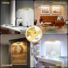 imageVOLISUN Picture Light Battery Operated with Remote 3CCT Dimmable Picture Light for Paintings USBC Rechargeable 157in Battery Operated Wall Sconce for Art Painting Gallery Bedroom ComputerGold