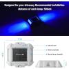 imageVOLISUN Solar Deck Lights 12 Pack Blue LED Solar Powered Waterproof Outdoor Deck Lights for Driveway Dock Pathway