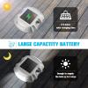 imageVOLISUN Solar Deck Lights 16Pack Led IP67 Waterproof Outdoor Warning Step Lights for Driveway Sidewalk Garden Pathway Yard WhiteWhite