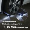 imageVOLISUN Solar Deck Lights 16Pack Led IP67 Waterproof Outdoor Warning Step Lights for Driveway Sidewalk Garden Pathway Yard WhiteWhite