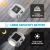 imageVOLISUN Solar Deck Lights 16Pack Led IP67 Waterproof Outdoor Warning Step Lights for Driveway Sidewalk Garden Pathway Yard WhiteWhite