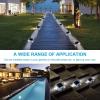 imageVOLISUN Solar Deck Lights 16Pack Led IP67 Waterproof Outdoor Warning Step Lights for Driveway Sidewalk Garden Pathway Yard WhiteWhite