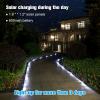 imageVOLISUN Solar Deck Lights Driveway Lights12 Pack Solar Dock Marine Deck Lights Solar Powered Waterproof Outdoor Marker Lights for StepSidewalk and Pathway White