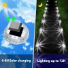 imageVOLISUN Solar Deck ampamp Driveway Lights 12 Pack 2in1 Color WhiteWarm White Waterproof Pathway MarkersWhiteWarm White