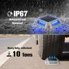 imageVOLISUN Solar Driveway Lights Dock Deck Light 8Pack2 Colors in 1Solar Powered 1200mAh BatteryWaterproof Outdoor Warning Step Light for Driveway 2 Colors LightingWhiteWarm WhiteWhite and Blue