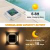 imageVOLISUN Solar Driveway Lights Dock Deck Light 8Pack2 Colors in 1Solar Powered 1200mAh BatteryWaterproof Outdoor Warning Step Light for Driveway 2 Colors LightingWhiteWarm WhiteWhite and Warm White