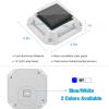 imageVOLISUN Solar Driveway Lights Dock Deck Light 8Pack2 Colors in 1Solar Powered 1200mAh BatteryWaterproof Outdoor Warning Step Light for Driveway 2 Colors LightingWhiteWarm WhiteWhite and Blue