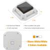 imageVOLISUN Solar Driveway Lights Dock Deck Light 8Pack2 Colors in 1Solar Powered 1200mAh BatteryWaterproof Outdoor Warning Step Light for Driveway 2 Colors LightingWhiteWarm WhiteWhite and Warm White