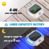 imageVOLISUN Solar Driveway Lights Dock Deck Lights 12 Pack2 Colors in 1 LED Solar Powered Waterproof Outdoor Warning Step Light for Driveway Sidewalk Pathway 2 Colors LightingWhiteBlueWhiteBlue