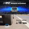 imageVOLISUN Solar Driveway Lights Dock Deck Lights 12 Pack2 Colors in 1 LED Solar Powered Waterproof Outdoor Warning Step Light for Driveway Sidewalk Pathway 2 Colors LightingWhiteBlueWhiteBlue