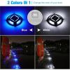 imageVOLISUN Solar Driveway Lights Dock Marine Lights 12 Pack2 Colors in 1Outdoor LED Deck LightSolar Powered Waterproof Warning Step Light for Driveway Sidewalk Pathway WhiteWarm WhiteWhiteBlue