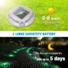 imageVOLISUN Solar Driveway Lights Dock Marine Lights 12 Pack2 Colors in 1Outdoor LED Deck LightSolar Powered Waterproof Warning Step Light for Driveway Sidewalk Pathway WhiteWarm WhiteRedGreen