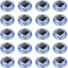 imageVOLISUN Solar Driveway Lights Dock Marine Lights 12 Pack2 Colors in 1Outdoor LED Deck LightSolar Powered Waterproof Warning Step Light for Driveway Sidewalk Pathway WhiteWarm WhiteWhiteBlue