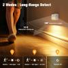 imageVOLISUN Motion Sensor Stair Light Rechargeable 4 Pack Night Lights 3 Modes ampamp 3 Color Temperatures Magnetic Rechargeable StickOn Lights for Stairs Hallway CabinetWhiteWhite