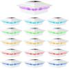 imageVOLISUN Solar Post Cap Lights Color Changing Outdoor Waterproof RGB Modes Fence Post Cap Lights 12 Pack for 4x4 x5 x6 WoodenVinylBlackWhite