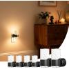 imageVOLISUN LED Night Lights Plug into Wall Dimmable Night Light 3 CCT ampamp 5 Brightness Levels Acrylic Bubble Nightlight with Dusk to Dawn Sensor for Hallway Bathroom Stair Nursery Gold 4 PackBlack