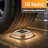 image:imageVOLISUN Solar Driveway Lights 12 Pack Waterproof Dock amp Deck Marker Lights2in1 Blue amp White LEDIP67 Wireless Outdoor Solar Light for DrivewaysSidewalksPathwaysand YardsWhiteWarm White