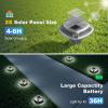 image:imageVOLISUN Solar Driveway Lights 12 Pack Waterproof Dock amp Deck Marker Lights2in1 Blue amp White LEDIP67 Wireless Outdoor Solar Light for DrivewaysSidewalksPathwaysand YardsWhiteBlue