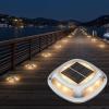 image:imageVOLISUN Solar Driveway Lights 12 Pack Waterproof Dock amp Deck Marker Lights2in1 Blue amp White LEDIP67 Wireless Outdoor Solar Light for DrivewaysSidewalksPathwaysand YardsWhiteWarm White