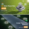 image:imageVOLISUN Solar Driveway Lights 12 Pack Waterproof Dock amp Deck Marker Lights2in1 Blue amp White LEDIP67 Wireless Outdoor Solar Light for DrivewaysSidewalksPathwaysand YardsWhiteWarm White