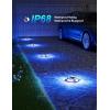 image:imageVOLISUN Solar Driveway amp Deck Lights 12 Pack Waterproof Dock amp Marine Ground Lights2in1 Warm White amp White LEDSolar Marker for PathwaysStepsand Warning SignsAuto OnOffWhiteBlue