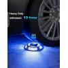 image:imageVOLISUN Solar Driveway amp Deck Lights 12 Pack Waterproof Dock amp Marine Ground Lights2in1 Warm White amp White LEDSolar Marker for PathwaysStepsand Warning SignsAuto OnOffWhiteBlue