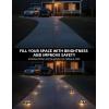 image:imageVOLISUN Solar Driveway amp Deck Lights 12 Pack Waterproof Dock amp Marine Ground Lights2in1 Warm White amp White LEDSolar Marker for PathwaysStepsand Warning SignsAuto OnOffWhiteWarm White