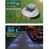image:imageVOLISUN Solar Driveway amp Deck Lights 12 Pack Waterproof Dock amp Marine Ground Lights2in1 Warm White amp White LEDSolar Marker for PathwaysStepsand Warning SignsAuto OnOffWhiteBlue
