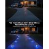 image:imageVOLISUN Solar Driveway amp Deck Lights 12 Pack Waterproof Dock amp Marine Ground Lights2in1 Warm White amp White LEDSolar Marker for PathwaysStepsand Warning SignsAuto OnOffWhiteBlue