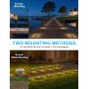 image:imageVOLISUN Solar Driveway amp Deck Lights 12 Pack Waterproof Dock amp Marine Ground Lights2in1 Warm White amp White LEDSolar Marker for PathwaysStepsand Warning SignsAuto OnOffWhiteWarm White