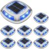 image:imageVOLISUN Solar Driveway Lights 12 Pack Waterproof Dock amp Deck Marker Lights2in1 Blue amp White LEDIP67 Wireless Outdoor Solar Light for DrivewaysSidewalksPathwaysand YardsWhiteBlue
